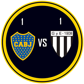 Boca 1 - Gimnasia y Esgrima 1