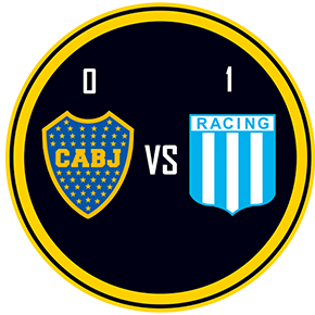 Boca 0 - Racing 1 