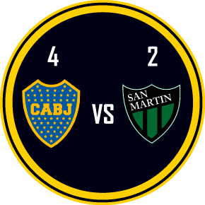 Boca 4 San martin 2